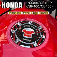 3M Fuel Tank Cap Sticker for Honda CBR400 CB400F NX400 CB400X Waterproof Frosted Motorcycle Gas Cove