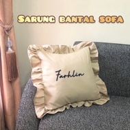 Sofa cushion cover size 30x30 40x40/ 45x45/ 50x50/ sofa cushion cover ruffle sofa cushion cover