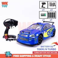 WKTOY 1:10 Turbo 70km/h Rc Car Drift 4wd High Speed Racing Car 43cm Large Drift Rc Car 2.4g Kereta C