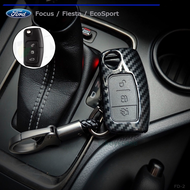 🔥Premium KEY🔥เคสกุญแจรถยนต์ FORD ปลอกกุญแจรถยนต์ฟอร์ด RANGER / EVEREST / FOCUS / FIESTA / RANGER T6  เคสกุญแจรถแบบ (พับเก็บ) แถมฟรี พวงกุญแจรถยนต์