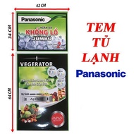 [CN Hcm] PANASONIC Refrigerator Sticker, PANASONIC Refrigerator Decoration Sticker