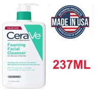 Cerave  Foaming Facial Cleanser 237ml , CeraVe 泡沫潔面乳（適合中性至油性肌膚）237毫升