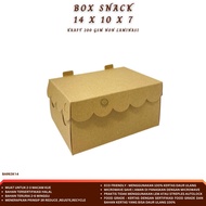 Snack Box 14x10 Snack Box 10x14 Aqua Material 200 Gsm (BAR63K14-14X10X7 Cm)