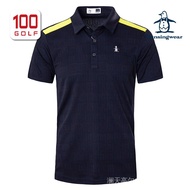 Munsingwear/munsingwear Golf Clothing Men Summer Casual Sports Short-Sleeved POLO Shirt