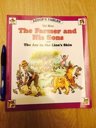 親子兒童，Aesop s fables: 2 stories farmer, ass, kid primary