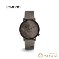 Komono Lewis - Grey Slate | Leather Strap | Watches