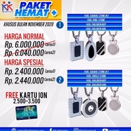 paket hemat 4 kalung KK liforce stone