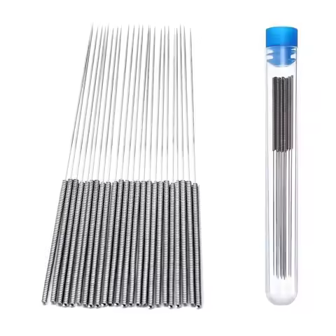 3D Printer Nozzle Cleaning Kit:20 Pcs Stainless Steel Nozzle Cleaner, 3D Printer Cleaning Needles fo