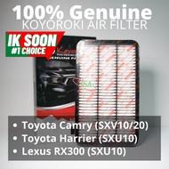 Koyoroki Air Filter For Toyota Camry (SXV10/SXV20) Harrier (SXU10) Lexus RX300 (SXU10) 17801-74060 R