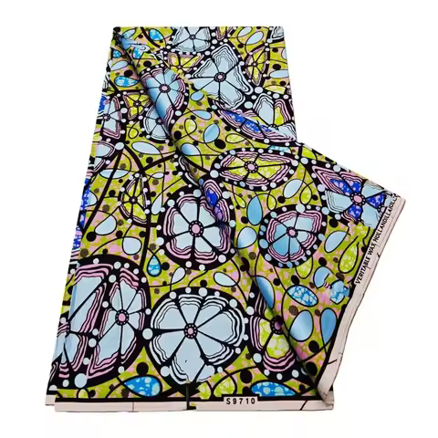 2026 New Style Nigeria Golden- Wax Print Fabric - High Quality African Wax Print Fabric for Patchwor