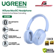 UGREEN 65384 Exclusive Headphone HiTune Max 5C ANC Bluetooth 5.4 BLUE biru Hybrid Wireless Active No