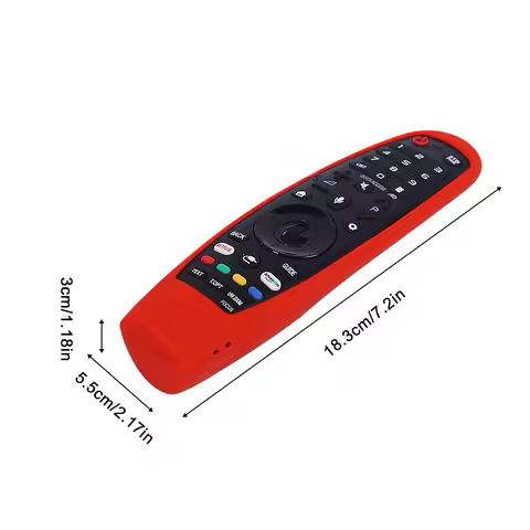 1 Piece Luminous Silicone Protective Case for LG Smart TV Magic Remote AKB75855501 Glow-in-the-Dark 