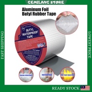 Tape Waterproof Gam Aluminium Anti Leakage Adhesive Foil Penampal Atap Bumbung Bocor Kalis Air
