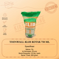 Thinwall Food Container SQ 750ml Thin Wall Plastic Box Contents 25 pcs