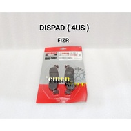 FRONT DISPAD { 4US } F1ZR Force 1 RX KING NEW SCORPIO VEGA R OLD CRYPTON FRONT DISC BRAKE PADS HIGH 