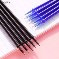 [gongjing] 100 Pcs/Lot 0.5mm Gel Pen Erasable Pen Refill Rod Set Blue Black Ink Pen Refill SG