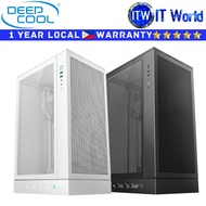 Deepcool Computer PC Case CH270 Digital Mini-Tower up to M-ATX Tempered Glass (Black | White) | itw