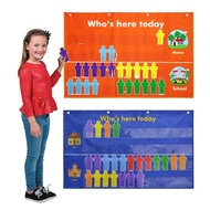 SA Attendance Pocket Chart Classroom Management Pocket Chart Who is Here Today Pocket Chart 81×48cm 
