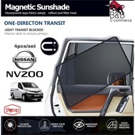(2pcs) Magnetic Sunshade Nissan NV200 (2pcs) Magnet Sun shade Window Van Nissan NV200 - TYPE A
