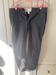 Uniqlo灰卡其褲