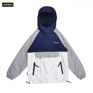 Luckybagi Jacket Anorak Vintage Multicolor windbreaker Jacket