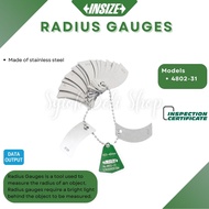 INSIZE RADIUS GAUGES INSIZE 4802-31