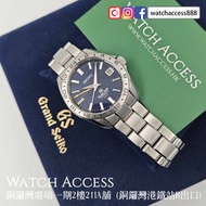 <10週年><透底藍鈦陀> SBGM029 藍面 雙Logo Grand Seiko GMT (SBGM 029 SLGA 021G SLGA007 SLGA009G SLGC251 SLGH017 