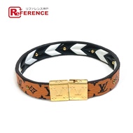 กำไลข้อมือ Louis Vuitton รุ่น BC1119 Monogram LV Crafty Reversible Bracelet