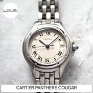ORIGINAL CARTIER Panthere Cougar Ladies 26mm Quartz 987906 jam tangan wanita