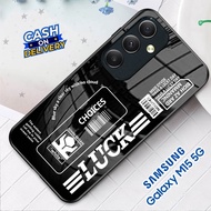 Softcase Glass Kaca SAMSUNG M15 (5G) - Case Handphone SAMSUNG M15 (5G) [T128]