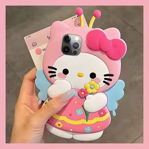 Pink Bee Hello Kitty Case For Huawei Y9S Y7A Y9A Y9 Y6P Y6 Nova 5T 9 Y70 11 10 SE 8 8i Y90 P30 Pro P
