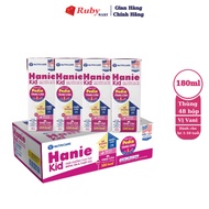 Thùng 48 hộp sữa bột pha sẵn Nutricare Hanie Kid cho trẻ biếng ăn suy dinh dưỡng (180ml)