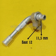 R12 Bent 1/2 Plug-in Fitting