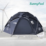 TENDA Sunnyfeel Camping Tent 3-4P Ball Tent Camping Outdoor Hiking Dome Tent