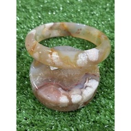 54mm Sakura agate bangle