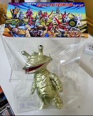 全新 MAX TOY JAPAN mini sofubi 怪獸倉庫  食錢怪 食錢獸  閃金色 咸旦超人 搪膠  MAXTOY