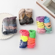 CY-AR186 50PCS LARGE RUBBER CHILDREN'S HAIR TIE COLORFUL GIRLS' HAIR ACCESSORIES