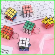 YB2 Mini Cube Rubik's Cube Toys Keychain Magic Cube Bag Pendant Puzzle Speed Cubes Kid Puzzle Toys G