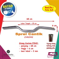 Stang Stir Motor Fino 125 Fi Grande Setang Setir Nunduk Aksesoris CB RZR Vixion Beat Verza Byson Dll