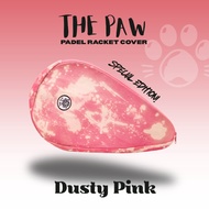 The Paw Dusty Pink Denim Padel Racket Cover with Thermal lining | Padel Racket Bag | Padel Racket Ba