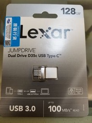 Lexar Jumpdrive Dual Drive 128G D35c USB Type-C (new)