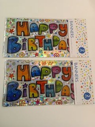 Happy Birthday Banner 生日快樂裝飾 佈置