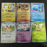 Pokemon Card TCG : SV8.5 Prismatic Evolution Reverse Holo: Eevee Flareon Jolteon Vaporeon Leafeon Sy