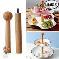 UMISTYDREAM9IQ0 Cake Plate Stand, 3 Tier Wood Cake Stand,  2 Tier Tray Stand Handle Wedding Party