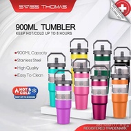 Swiss Thomas Botol Air 304 Termos Pegangan Stainless Steel Termos Vakum Isolasi / Stainless Steel Ha