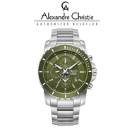 [Official Warranty] Alexandre Christie 6141MCBSSGN Stainless Steel Men's Watch Chronograph Water Res