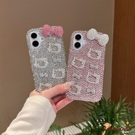 Bling Glitter Cat & Bow Rhinestone Phone Case For Huawei Nova 14 Ultra 13 Pro 12 Lite 11 SE Ultra 12
