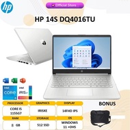 Laptop HP 14S DQ4016TU Core i5 1155G7 8GB SSD 512GB Win11 OHS FHD IPS