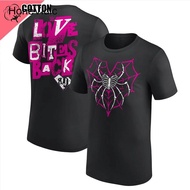 HONEVIDIC Men's Black AJ Lee Love Bites Back T-Shirt Men's Sports Tshirts
