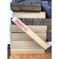 ViralDeal Kardus Packing untuk Kertas / Poster (60 x 7.5 x 7.5 cm) Karton Paper Tube Core Corong Sel